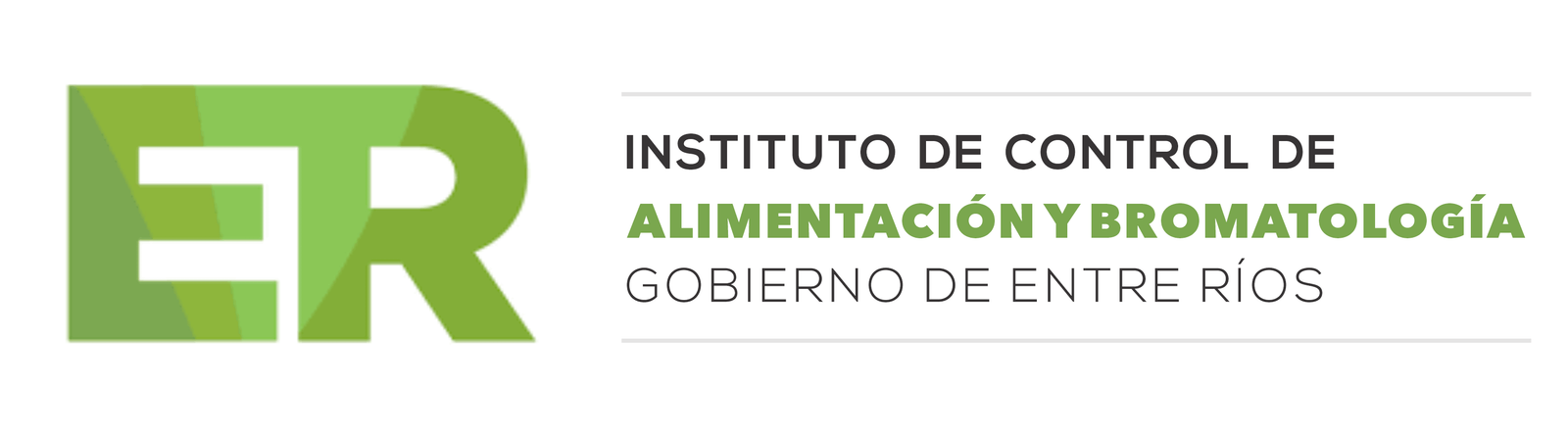 Instituto de Control de Alimentación y Bromatología — Gobierno de Entre Ríos
